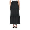 thumbnail image 7 of EFINNY Women's Cutout Polka Dot Long Skirt Dress Elastic Waist Long Length Skirts, 7 of 7