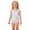 Dark Gray(Funny Graphic), variant on Girls Swimsuit Cute Funny Graphic One Piece Beach Swimwear Vacation Girls Fashion Bathing Suits for Kids with Adjustable Strap Gray 5-6 Years