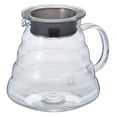 thumbnail image 1 of Cafetera Hario V60, vidrio transparente, 600 ml, resistente al calor, Japón, 1 of 7