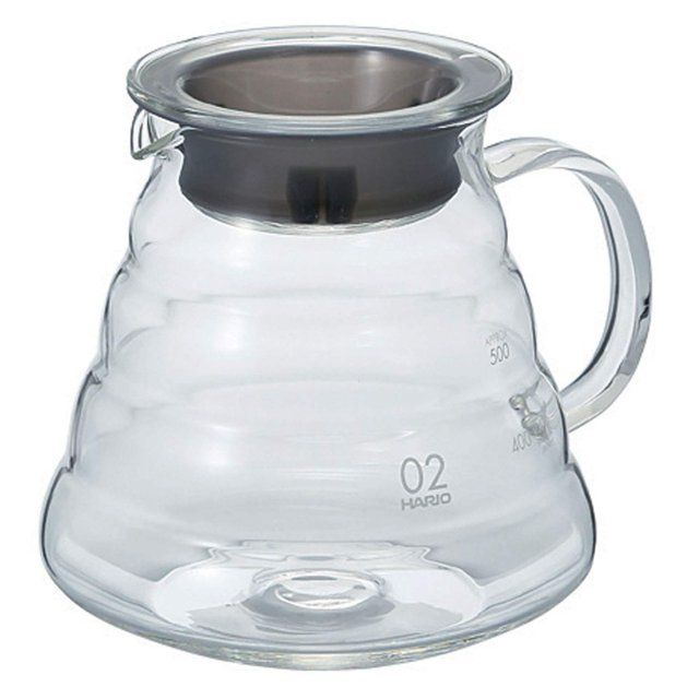 Coffee Server Hario V60 Clear Glass 600mL Heat-proof Japan
