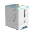 thumbnail image 1 of Contenedor de Almacenamiento de Alimentos para Mascotas con Cuenco Sunnimix Organizador de Alimentos para Gatos Azul, 1 of 8