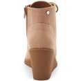 thumbnail image 3 of Style & Co. Womens Noellee Ankle Zip-Up Wedge Boots, 3 of 3