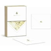 Punch Studio Bee Boxed Thank you Notecards, 5.5"x4.25", Set of 10