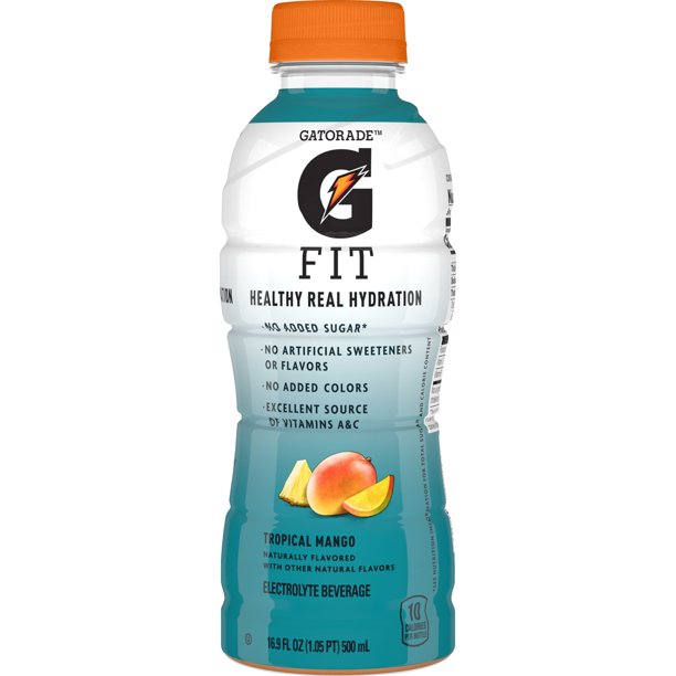 Gatorade Fit Electrolyte Beverage, Healthy Real Hydration, Tropical ...