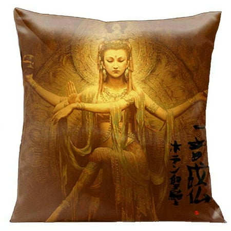 Lama Kasso Zen Indian Buddha Throw Pillow
