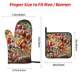 thumbnail image 2 of Fotbe Cute Anemone Fish for 4Pcs Oven Mitts and Pot Holders, 500℉ Heat Resistant Oven Mitts , Non-Slip Silicone Surface Safe for Baking, Cooking, BBQ, 2 of 6