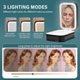 thumbnail image 3 of LED Makeup Mirror Bag with Lights, Portable Cosmetic Storage Case - 3 Colors, 3 of 5