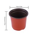 thumbnail image 2 of Electronicheart Simple Plant Pot Seedling Nursery Flower Holder Plastic Pot Container Home Gardening Tool, 110, 2 of 8