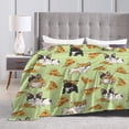 thumbnail image 6 of Pizza Flannel Fleece Blanket Plush Blanket Air Conditioning Blanket Throw Blanket Ultra-Soft Cozy Blankets for Bed Couch Chair Car Living Room 60"x50", 6 of 6