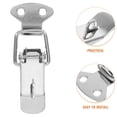 thumbnail image 3 of MLINS Toggle Latch Spring Loaded with Padlock Hole Stainless Steel for Box Trunk Case Heavy Duty Spring Loaded Latch 5 8cm, 3 of 9