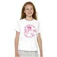 thumbnail image 4 of Breast Cancer Betty Boop For The Cure Girls Kids T Shirt Tees Teen Brisco Brands M, 4 of 6