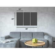 American Flag Canvas Wall Art Decor - 3 Piece Set - Large Decorative Multi Panel Split Prints - Rustic Wood Look for Dining & Living Room, Kitchen, Bedroom & Office (2840 - American Flag, 24x36)