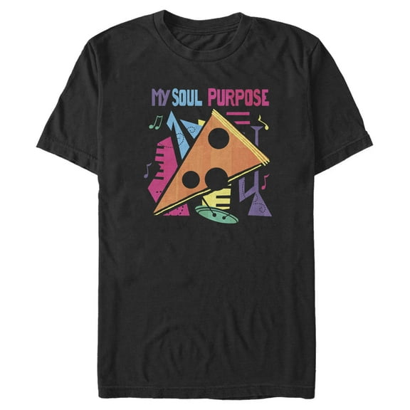 Men's Soul Find Your Purpose  Graphic Tee Black Large