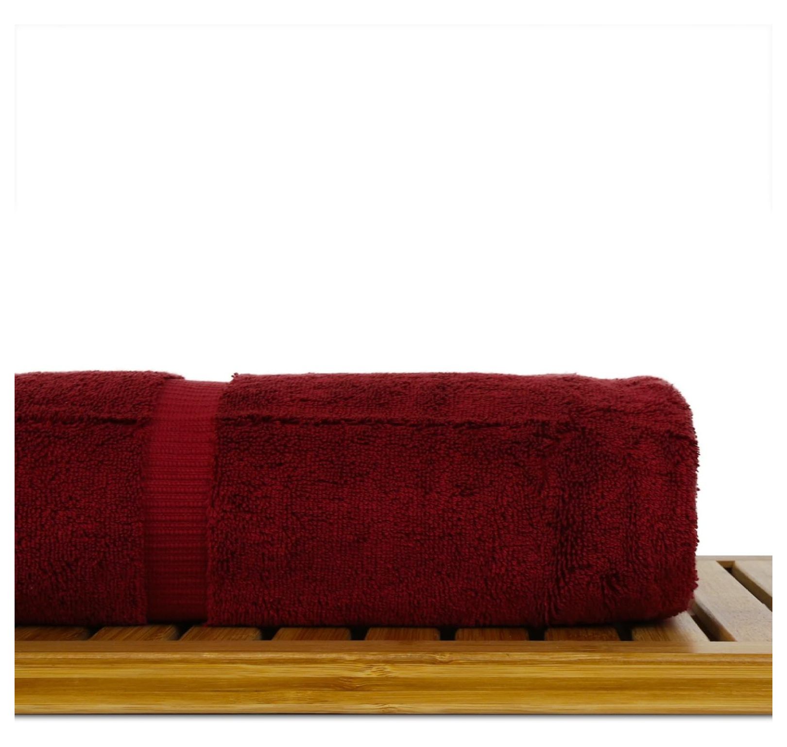 Luxury Hotel & Spa Ultra Soft Bath Towels 100% Turkish Cotton - Cranberry - Set of 2
