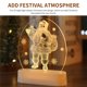 thumbnail image 4 of Lámpara De Navidad 3D Hermosa Luz De Noche 3D Ip42 Lámpara De Noche De Navidad A Prueba De Agua Lámpara De Escritorio De Luz Estereoscópica De Navidad Llamativa Para La Decoración Del Escritorio Scienceny HA027928-01, 4 of 6