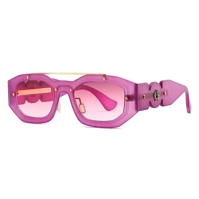 Gafas de sol para mujer con montura cuadrada, modernas, europeas y americanas, fabricadas en PC y HD