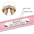 thumbnail image 4 of Pet Artist Personalized Dog Collars for Small Dogs Leather Custom Name Engraved for Yorkie, 4 of 7