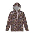 thumbnail image 3 of Sudadera con capucha con estampado 3D de donuts coloridos para hombres, ropa con capucha de dibujos animados geniales para niños, suéter de manga larga, sudaderas con capucha de calle, 3 of 5