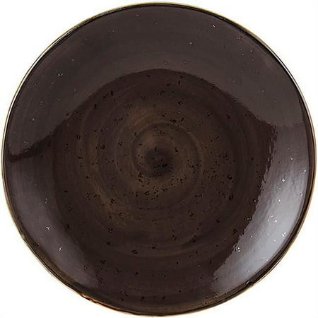 

Tuxton GGM-003 7.25 in. Geode Mushroom Plate Brown
