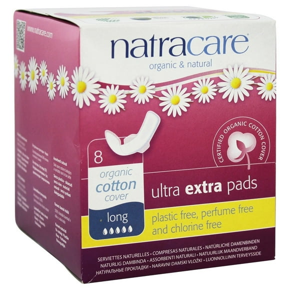 Natracare - Housse en Coton Ultra Longue - 8 Pad(S)