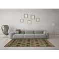 thumbnail image 3 of Ahgly Company Indoor Rectangle Abstract Brown Modern Area Rugs, 5' x 8', 3 of 4