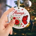 thumbnail image 2 of in loving memory Ornament Christmas, Memorial Ornament Ceramic Christmas, Bereavement Ornament, Bereavement, Family Loss, Memorial Quote Gift Keepsake, 2 of 6