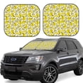 thumbnail image 2 of Daiia Banana 2PCS Car Windshield Sun Shade, Foldable Sun Shield for Car Front Window, Auto Sun Blocker Visor Protector Universal for Truck SUV Pickup-Medium, 2 of 7