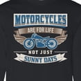 thumbnail image 4 of Inktastic Motorcycles Are for Life Biker Long Sleeve T-Shirt, 4 of 5