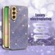 thumbnail image 2 of For Samsung Galaxy A56 5G Case Electroplating Ripple Texture PU + TPU + PC Phone Back Cover - Grey, 2 of 5