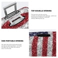thumbnail image 5 of Fotbe America Flag Glitter Luggage Cover Protector,Suitcase Protector,Scratch and Dirt Resistant,Fits 18-32 Inch Luggage-Large, 5 of 9