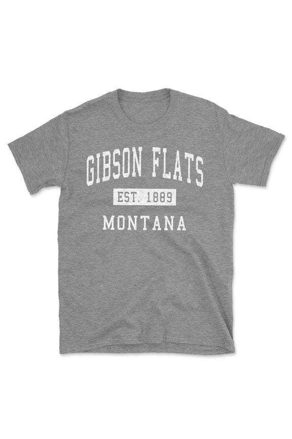 Gibson Flats Montana Classic Established Men's Cotton T-Shirt