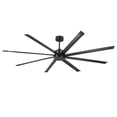 thumbnail image 5 of 100" Industrial Black Aluminum 8-Blade HVLS Ceiling Fan with Remote, No Light, 5 of 20
