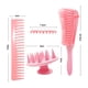 thumbnail image 5 of Tangle Comb Set Cabello rizado Tangle Comb Masaje Champú Cepillo adecuado para cabello rizado y liso Cabello húmedo o seco, cabello grueso o mate, masajear el cuero cabelludo, eliminar los enredos del cabello,, 5 of 8