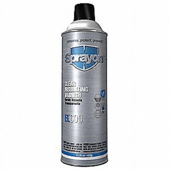 Sprayon Insulating Varnish,Clear,15.25oz,Aerosol SC0600000