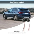 thumbnail image 4 of 2pcs T20 7443 Car Bulb Lamp Socket Auto LED Light Plug Wiring Holder Connector, 4 of 8