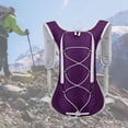 thumbnail image 1 of Mochila de hidratación, mochila de viaje, chaleco para correr, práctica para ciclismo de montaña, capacidad de menos de 20 litros para ciclismo al Púrpura, 1 of 8