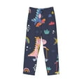 thumbnail image 4 of Haiem Cartoon Dinosaur Scooter Sport Blue Men's Pajama Pants Ultra Lightweight Pjs Bottoms Sleepwear Bottom Pants with Pocket Drawstring-Medium, 4 of 9