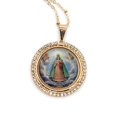 thumbnail image 1 of Collar LESLIE BOULES Virgen Caridad del Cobre, Oro de 18 quilates, Pla, 1 of 6