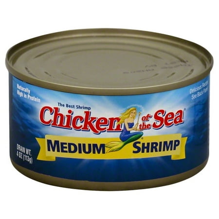 Chicken of the Sea Medium Shrimp, 4 oz