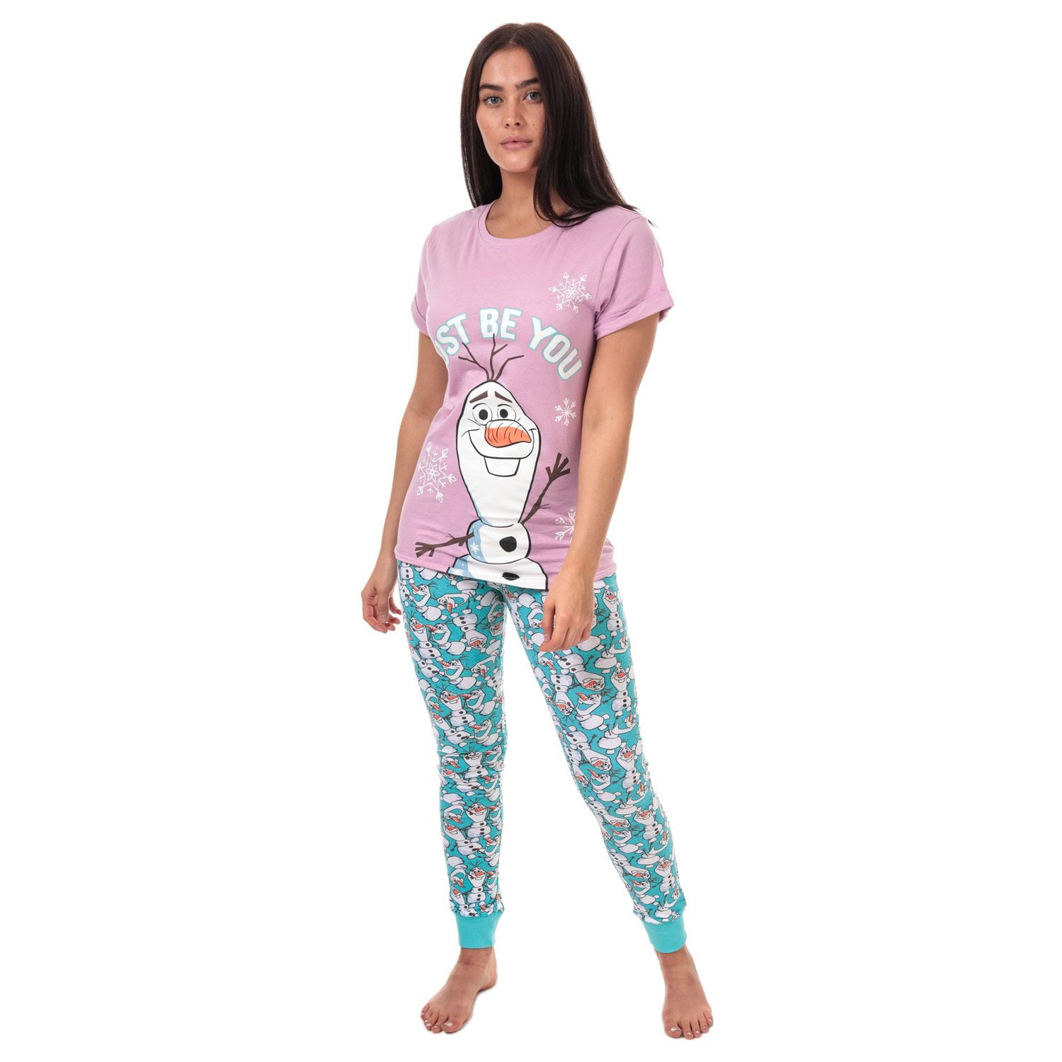 knuffel Bergbeklimmer Weggegooid Women's Disney Frozen Olaf Pyjamas in Purple - Walmart.com