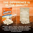 thumbnail image 7 of GIANTS Pumpkin Seeds - Pumpkin Seeds in Shell, Pumpkin Seeds to Eat, Roasted and Salted, Whole Pumpkin Seeds with Shell, High Protein Snack with 15g Protein Per Serving - 5.15 oz Pack of 2, 7 of 7