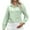 Green, variant on ShomPort Cotton Long Sleeve Shirts for Women Dressy Lapel Button Down Business Casual Blouses