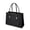 black, variant on Genuine Cowhide Leather Tote Briefcase, Women's Top-handle Shoulder Bag, Work Travel Handbag
