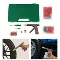Tubeless Tire Repair Gun Kit - 170 Plugs & Accessories for Cars, Motorcycles, ATVs - #45 Steel Construction, No Tire Removal Needed