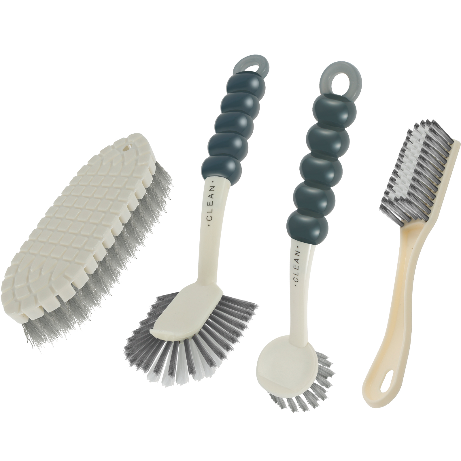 Jokapy 4Piece Cleaning Brushes for Kitchen Bathroom, Reusable Scrub