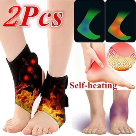 1 Pair Hot Sale Compression Straps Arthritis Magnetic Therapy Health Care Ankle Support Protector Brace Wrap Belt Foot Pad