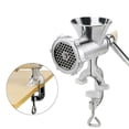 thumbnail image 2 of Manual Metal Meat Grinder Sausage Maker Kebbe Machine With Aluminum Body, 2 of 6