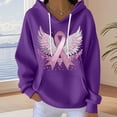 thumbnail image 2 of YEJIMAN Hoodies for Women Trendy Kind Mind Wear Breast Cancer Tee In We Sweatshirt Winter Fashion Clothes, 2 of 3