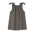 thumbnail image 7 of Lmueinov Womens Summer Tie Strap Tank Top Sleeveless Round Neck Shirt Trendy Casual Loose Fit Blouse for Daily Wear, 7 of 7