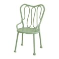 thumbnail image 1 of Silla en miniatura para casa de muñecas, estilo nórdico, de hierro, juguete ligero para niños, bricolaje Verde, 1 of 9